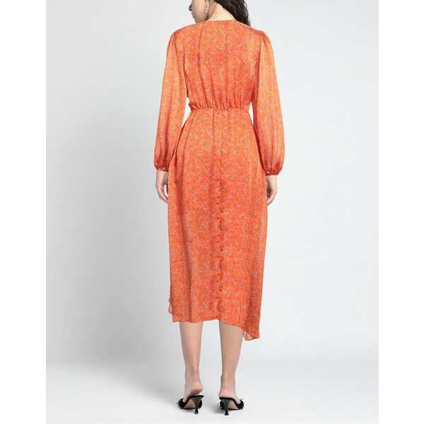 マージュ レディース ワンピース トップス Midi dresses Orangeの通販