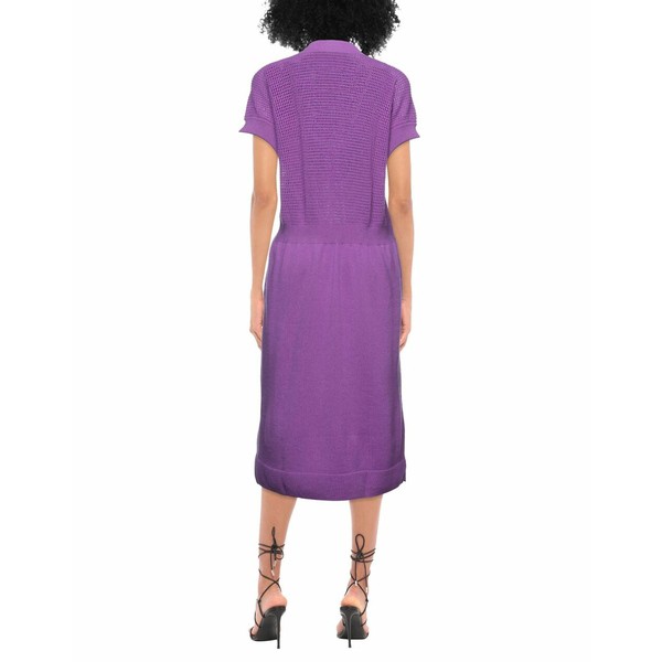 アグノラ レディース ワンピース トップス Midi dresses Purpleの通販