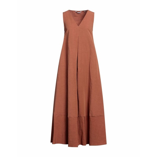 キャリバン レディース ワンピース トップス Long dresses Brown