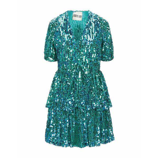 アニエバイ レディース ワンピース トップス Short dresses Turquoise