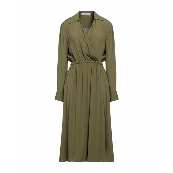 ユッカ レディース ワンピース トップス Midi dresses Military green