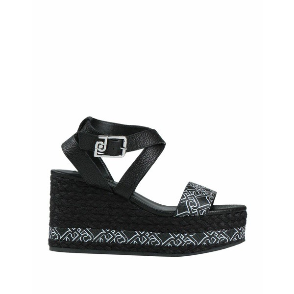 リュージョー レディース サンダル シューズ Espadrilles Blackの通販