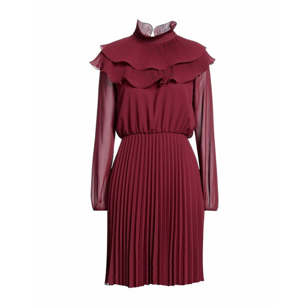 スーベニアー レディース ワンピース トップス Short dresses Burgundy