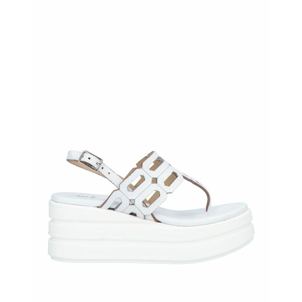 ファビ レディース サンダル シューズ Toe strap sandals Whiteの通販