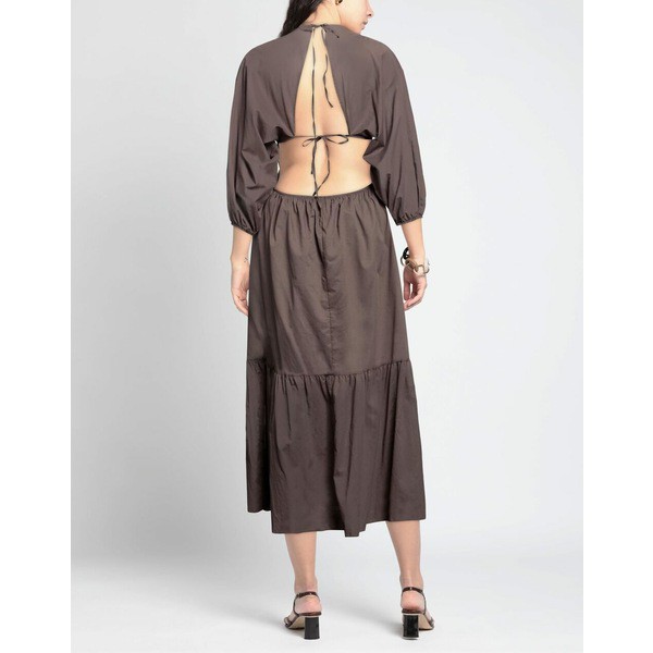 ディキシー レディース ワンピース トップス Long dresses Dark brown