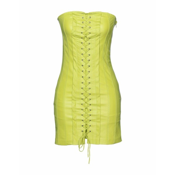 アニエバイ レディース ワンピース トップス Short dresses Acid green