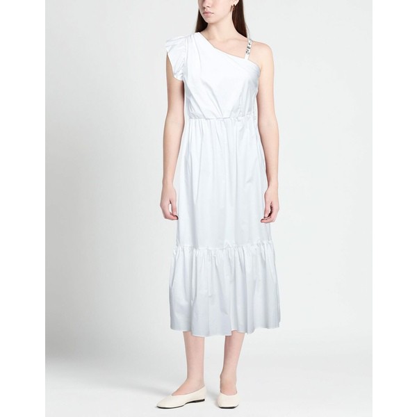 ピンコ レディース ワンピース トップス Midi dresses Whiteの通販はau