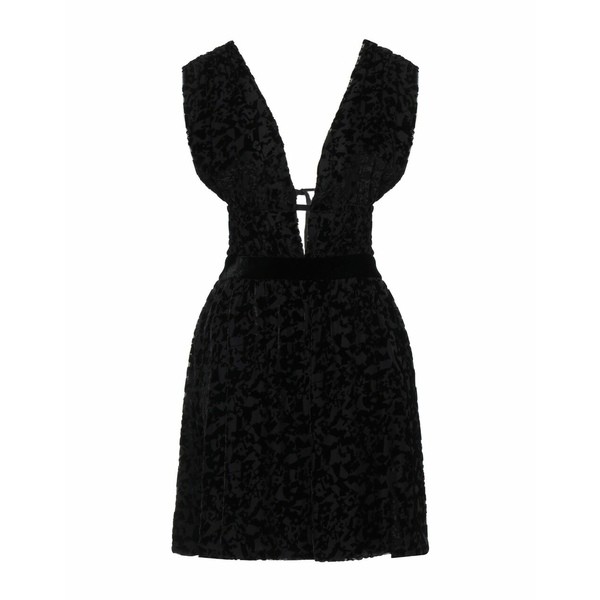 トラサルディ レディース ワンピース トップス Short dresses Blackの