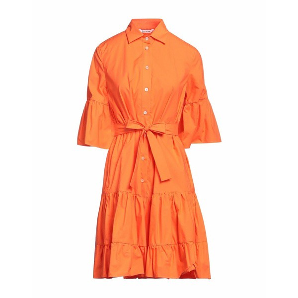 キャリバン レディース ワンピース トップス Short dresses Orangeの