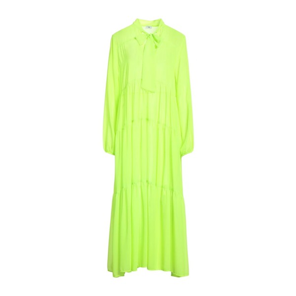 ジジル レディース ワンピース トップス Midi dresses Acid green