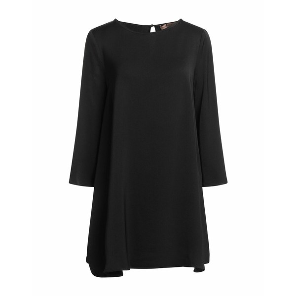 ツインセット レディース ワンピース トップス Short dresses Black