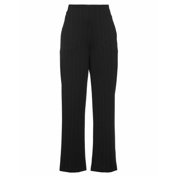 M&Co Black Side Stripe Wide Leg Trousers