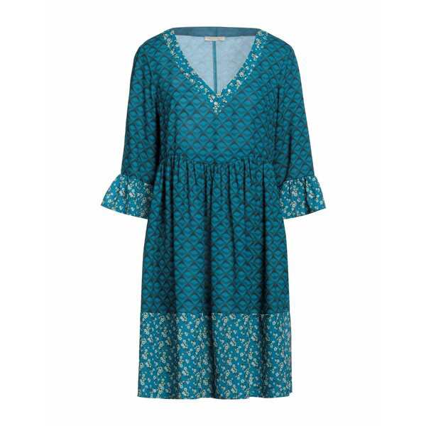 フラコミーナ レディース ワンピース トップス Short dresses Deep jade