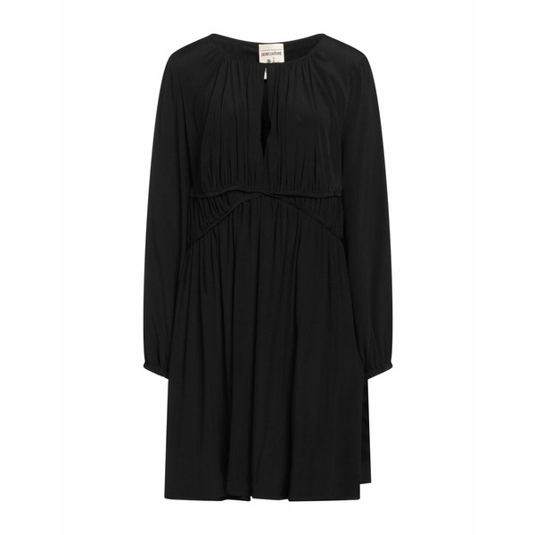 セミクチュール レディース ワンピース トップス Short dresses Black