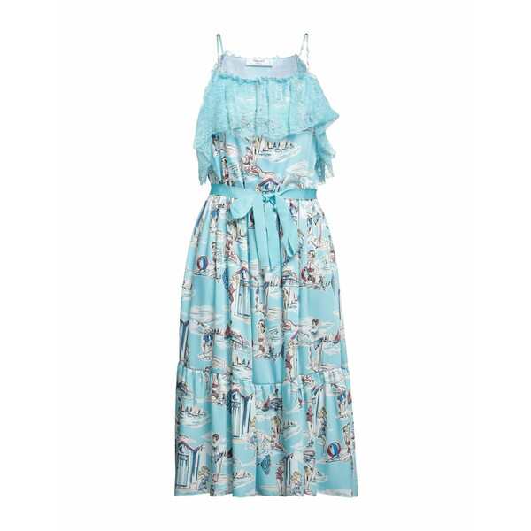 ブルマリン レディース ワンピース トップス Midi dresses Sky blue-