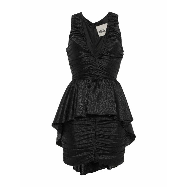 アニエバイ レディース ワンピース トップス Short dresses Blackの