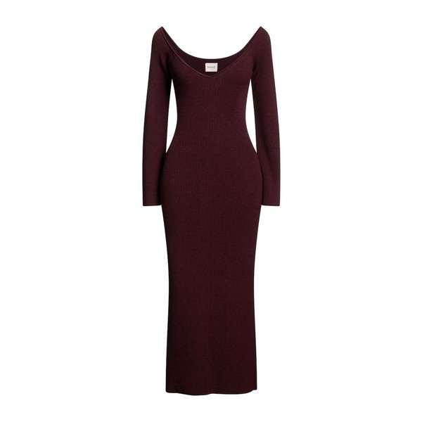 カイト レディース ワンピース トップス Midi dresses Burgundyの通販