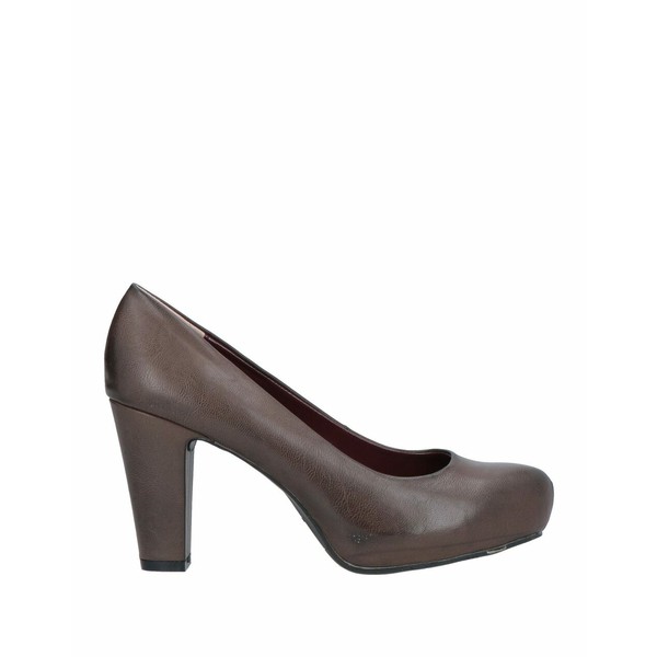 カフェノワール レディース パンプス シューズ Pumps Dark brownの通販