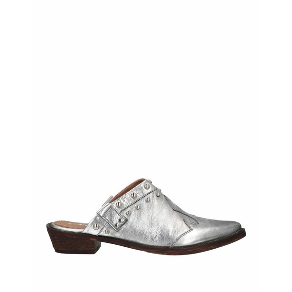 コーラルブルー レディース サンダル シューズ Mules & Clogs Silverの