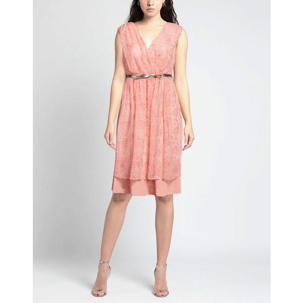 ペニーブラック レディース ワンピース トップス Midi dresses Salmon pink｜au PAY マーケット