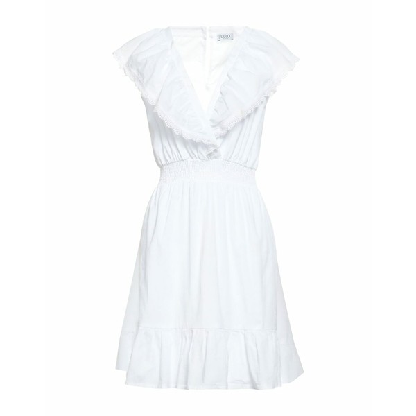 リュージョー レディース ワンピース トップス Short dresses Whiteの