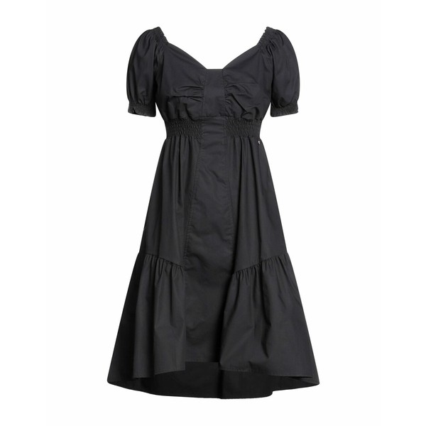 レリッシュ レディース ワンピース トップス Short dresses Blackの