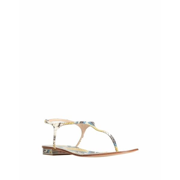 カサディ レディース サンダル シューズ Toe strap sandals Yellowの