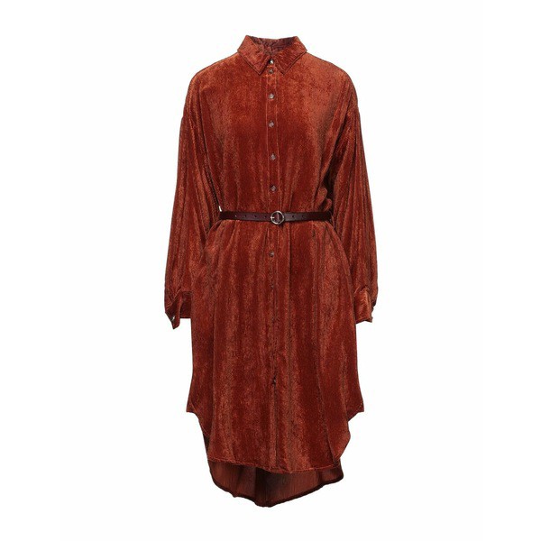 エマアンドガイア レディース ワンピース トップス Midi dresses Rust