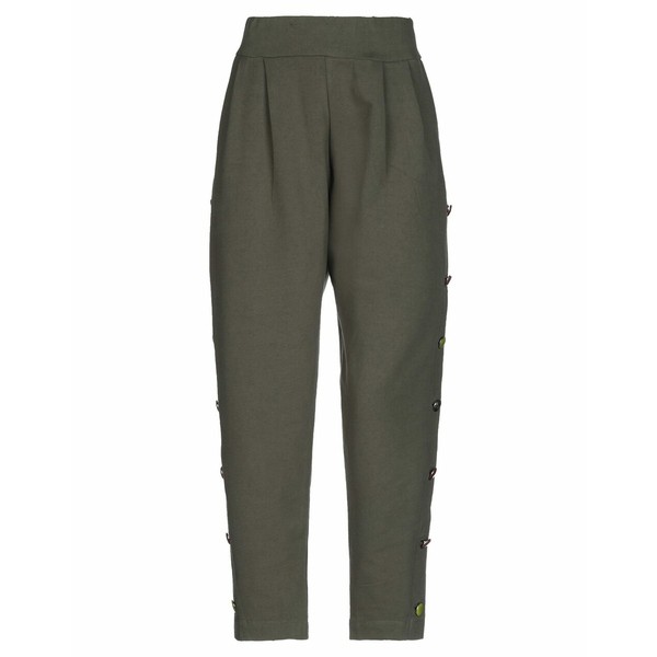 ジジル レディース カジュアルパンツ ボトムス Pants Military green