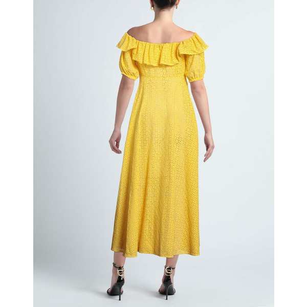 パロッシュ レディース ワンピース トップス Long dresses Yellowの