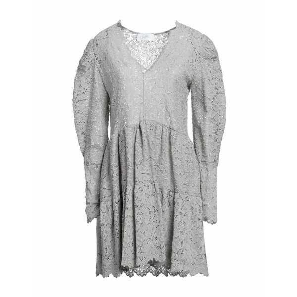 ソーアリュール レディース ワンピース トップス Short dresses Greyの