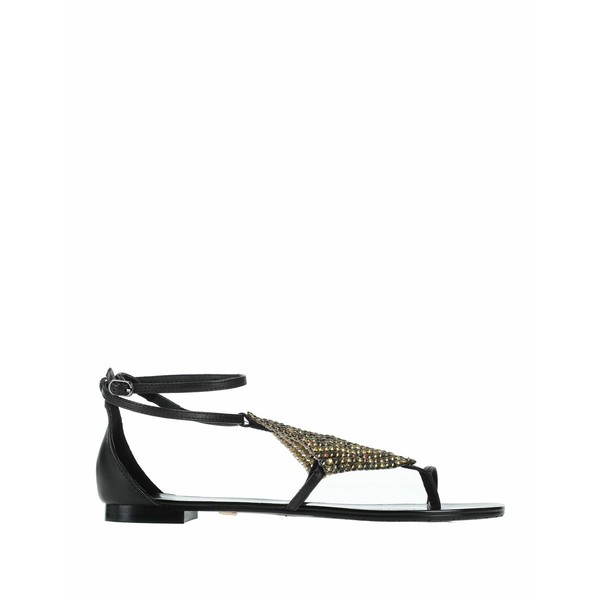 ローラクルス レディース サンダル シューズ Toe strap sandals Black