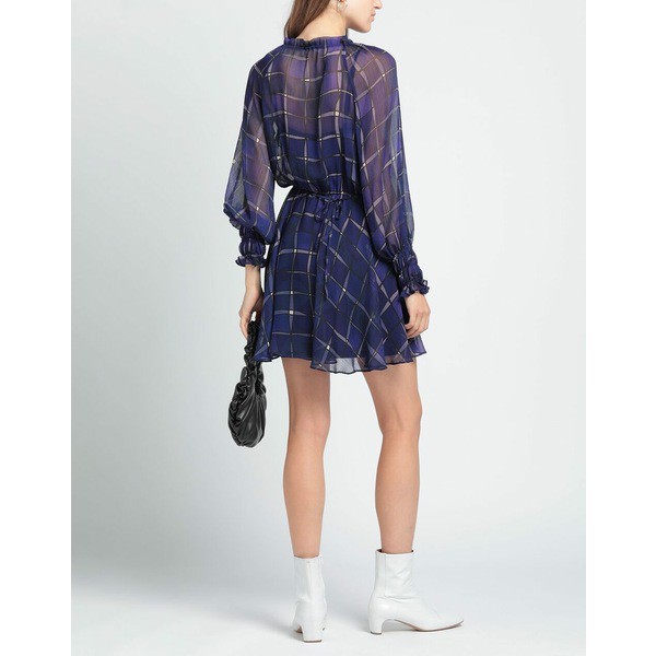 スオリ レディース ワンピース トップス Short dresses Dark purpleの