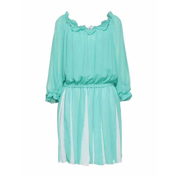 ジジル レディース ワンピース トップス Short dresses Light greenの