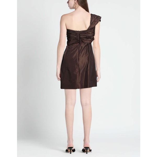 マリパルミ レディース ワンピース トップス Short dresses Dark brown