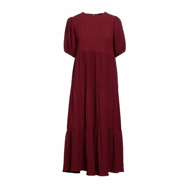 デジグアル レディース ワンピース トップス Midi dresses Brick red