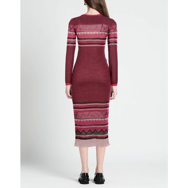 ツインセット レディース ワンピース トップス Midi dresses Magentaの