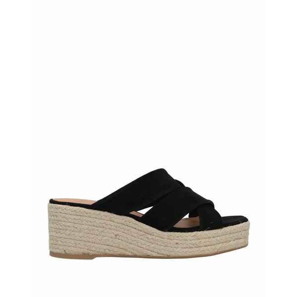 カスタニエール レディース サンダル シューズ Espadrilles Blackの