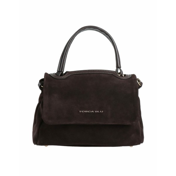 トスカブルー? レディース ハンドバッグ バッグ Handbags Dark brownの