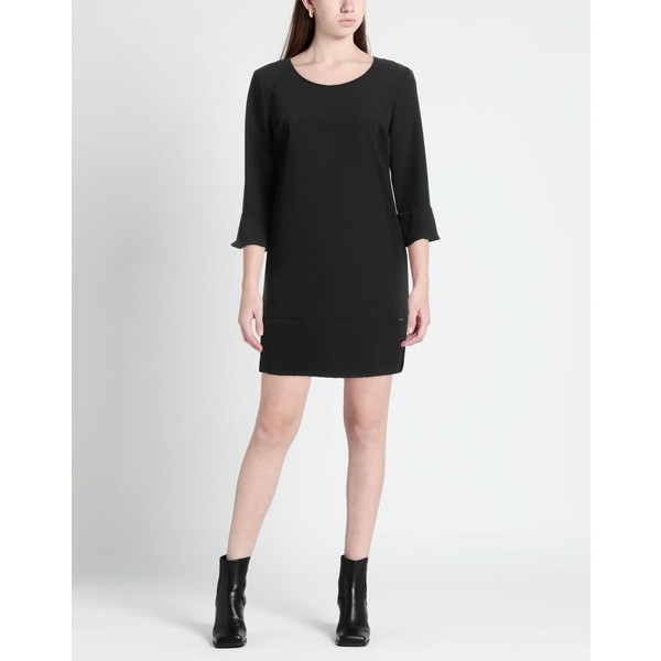 リュージョー レディース ワンピース トップス Short dresses Blackの