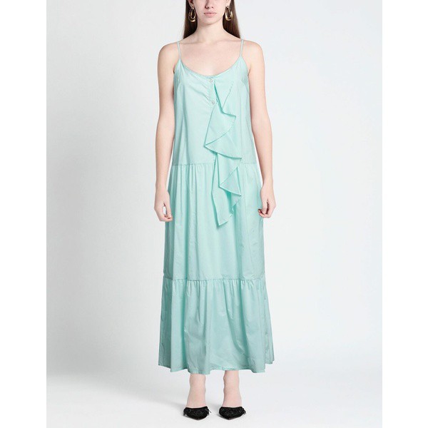 カフェノワール レディース ワンピース トップス Long dresses Sky