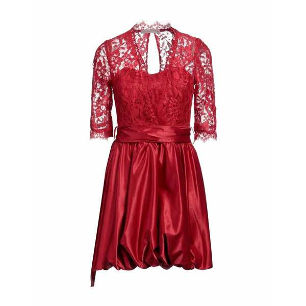 リナシメント レディース ワンピース トップス Short dresses Red