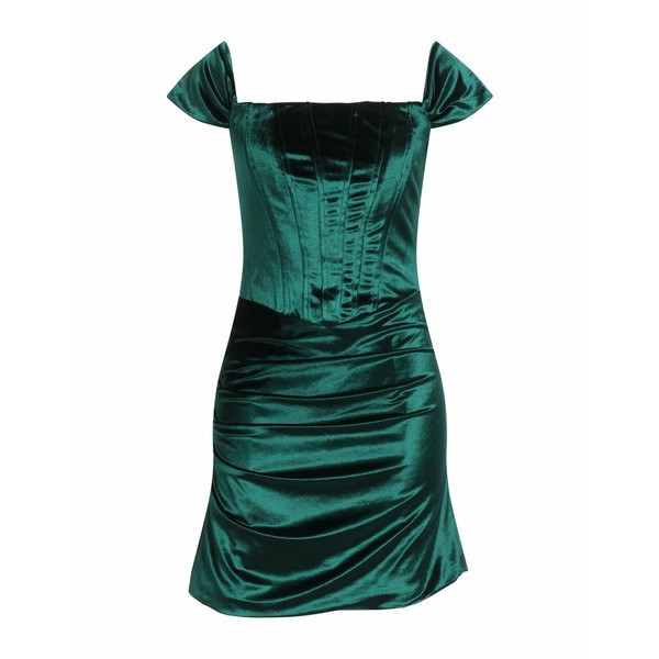 ジジル レディース ワンピース トップス Short dresses Emerald green