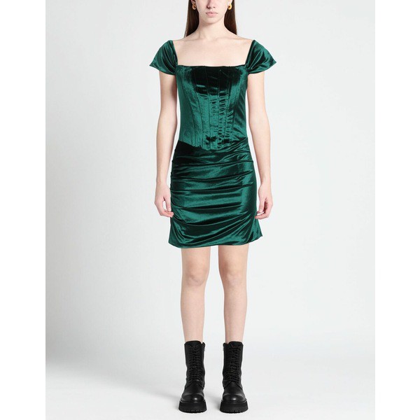 ジジル レディース ワンピース トップス Short dresses Emerald green