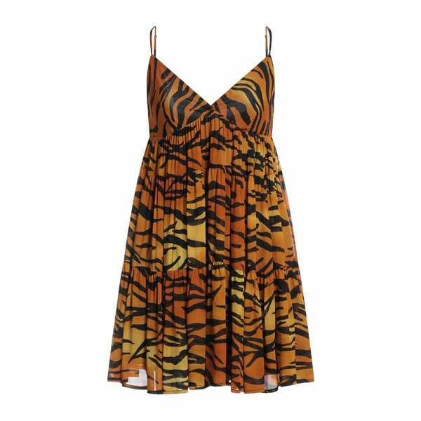 アニエバイ レディース ワンピース トップス Short dresses Orange