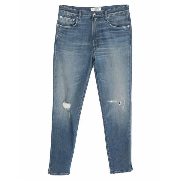 プラス・ピープル レディース デニムパンツ ボトムス Denim pants Blue