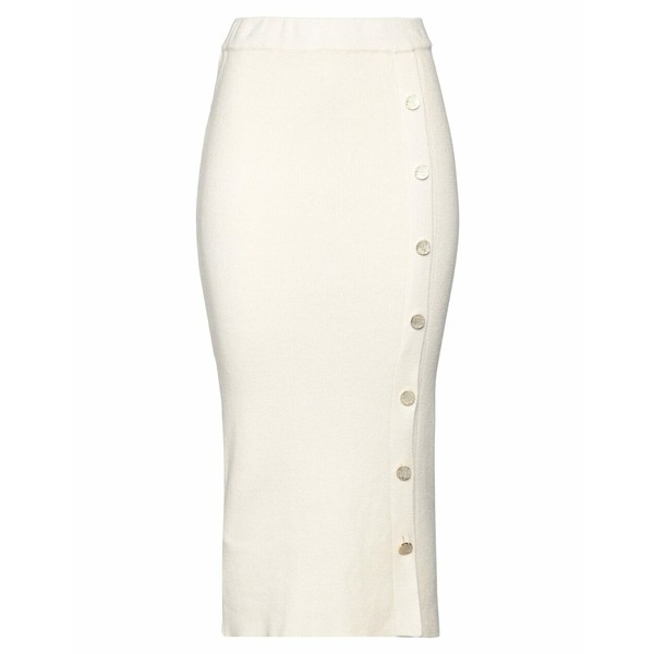 ハブワン レディース スカート ボトムス Midi skirts Ivory