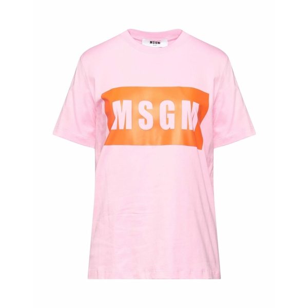 エムエスジイエム レディース Tシャツ トップス T-shirts Pinkの通販は