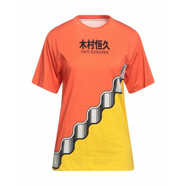 パコ・ラバンヌ レディース Tシャツ トップス T-shirts Orangeの通販は