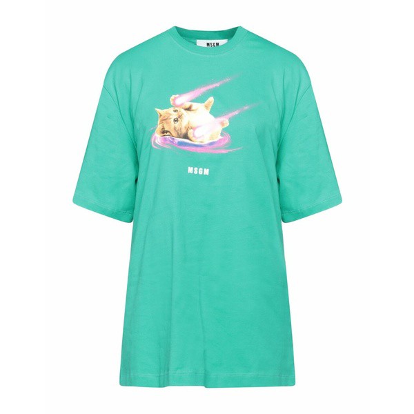 エムエスジイエム レディース カットソー トップス T-shirts Emerald